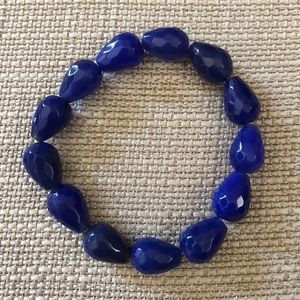 Bold blue bracelet